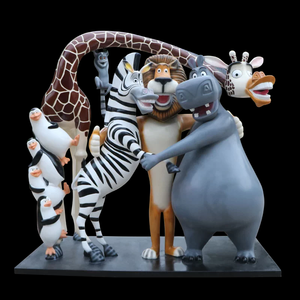 Estatuas de Animales de la Selva a Tamaño Real Personalizadas, Grandes Estatuas de Jirafa y <span class=keywords><strong>Elefante</strong></span> de Resina y Fibra de Vidrio para Safari, en Venta - Product Image 6