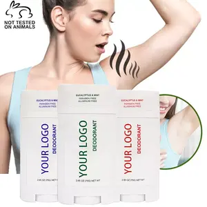 Deodorante antitraspirante produttore di etichette Private adesivo vegetale fragranza vegana deodorante sbiancante naturale Lady Organic Stick