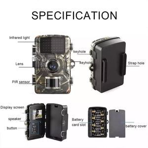 Caméra de chasse 1080P IP66 étanche Vision nocturne piège de chasse caméra extérieure moniteur de faune Trail 36MP Cam pour la chasse au <span class=keywords><strong>sanglier</strong></span> - Product Image 6
