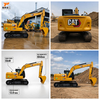Excavadora Hidráulica Caterpillar 313GC de 95HP para Trabajos Pesados en Construcción de Carreteras Municipales y Movimiento de Tierras Medianas