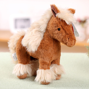 En gros, Peluche Poney Châtain Mignon, Jouet en Peluche, Cadeau - Product Image 5
