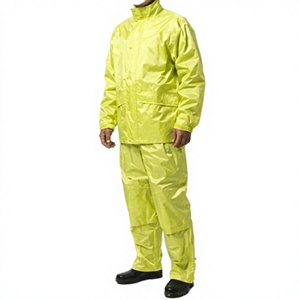 Traje Impermeable Resistente para Lluvia, Impermeable y Cortavientos para Motociclismo, Pesca y Aventuras al Aire Libre, Traje Amarillo - Product Image 1