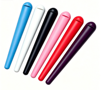 Vente en gros de tubes coniques en plastique à ouverture facile, format King Size, avec bouchon rabattable