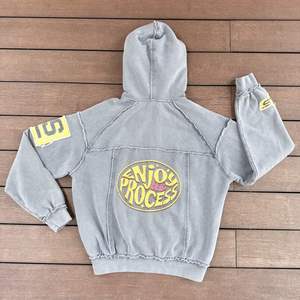 เสื้อฮู้ดผู้<span class=keywords><strong>ชาย</strong></span>สั่งทำพิเศษ ผ้าฝ้ายคุณภาพสูง สตรีทแวร์ทรงโอเวอร์ไซส์ ผู้ผลิตเสื้อผ้าขายส่ง - Product Image 3