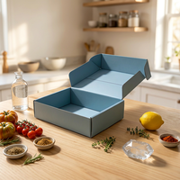 Boîte d'expédition pliable personnalisable de 2 mm, écologique et recyclable, adaptée à l'emballage extérieur des vêtements et des chaussures
