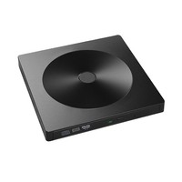 Grabadora de DVD-RW Externa Tipo C USB 3.0 para Portátil con 2 Puertos USB, Ranura para Tarjetas SD/TF, Caché de 4MB, Admite Corrección de Errores