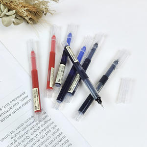 Nuevos Bolígrafos de Punta Fina de Secado Rápido Personalizados, Bolígrafos de Tinta de Gel Líquida Recta de Plástico de 0.5 mm para Oficina, Escuela, Hotel, Escritura - Product Image 5