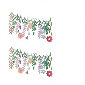 Adornos Colgantes Personalizados para Fiesta de Graduación, Decoración para Habitación Infantil, Pancarta de Papel con Flores de Doble Cara, Impresión Duradera en Serigrafía - Product Image 4