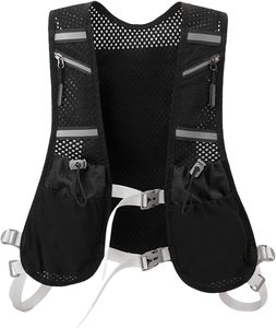 Unisex Fashion Lightweight Sports Vest Bag with Zipper Closure Waterproof Phone <b>Storage</b> & Hydration Holder for Outdoor Hiking - Product Image 3