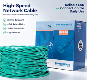 <span class=keywords><strong>Cable</strong></span> LAN de Alta Velocidad Cat5e Cat6 Cat6A para Interiores, Par Trenzado UTP STP FTP <span class=keywords><strong>Cat</strong></span> 6 <span class=keywords><strong>6A</strong></span> 23AWG 0.56mm BC CCA 1000 pies, <span class=keywords><strong>Cable</strong></span> Impermeable - Product Image 2