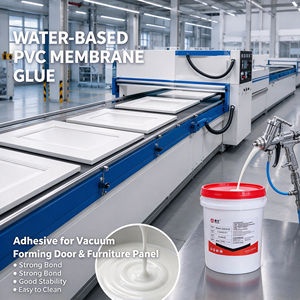 Adhesivo a Base de Agua para Unir Láminas de PVC en Paneles de Muebles de MDF y Puertas Decorativas, Adhesivo para Prensado al Vacío - Product Image 1