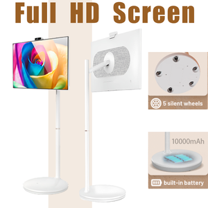 Touch Screen Portable Android 14 <strong>TV</strong> 27/<strong>32</strong> <strong>Inch</strong> Smart LED Television White Cabinet with 1 Year Quality Guarantee - Product Image 2