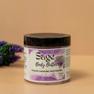 Crème corporelle exclusive à la lavande française et à la vanille de Sage, crème hydratante riche pour une peau douce et lisse, soin corporel quotidien - Product Image 5