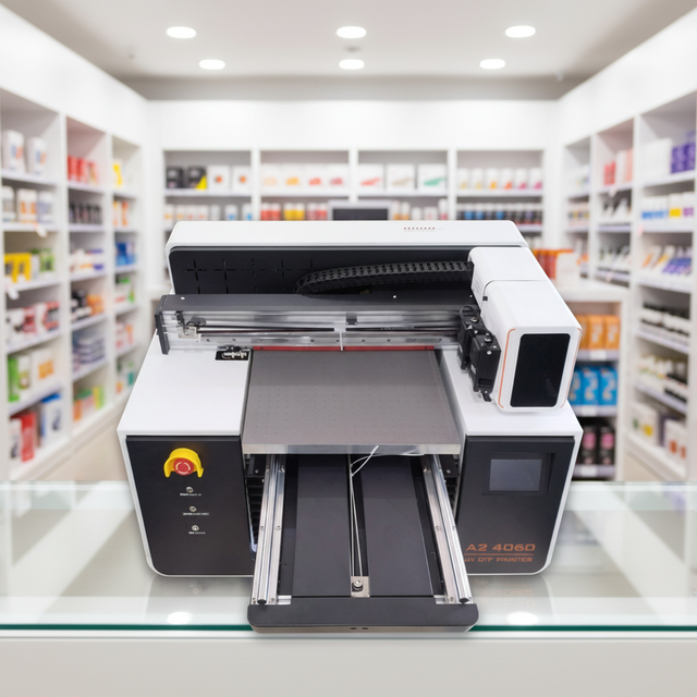 New Arrival A2 4060 Uv Flatbed Printer Glass Bottle Metal Leather Notebook Printer Machine XP600 I3200 Uv Flatbed Printer
