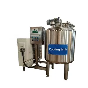 Harga Tangki Pendingin Susu Saniter Skala Kecil 200l 300L 500 Liter 1000Liter Harga Mesin Pendingin Susu untuk Pabrik Susu