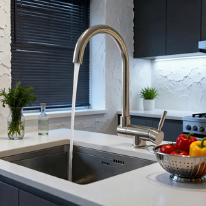 Mitigeur d'eau douche arrêt de fenêtre robinet à 3 voies robinet de cuisine en laiton à levier unique grifo de cocina robinet à tirette - Product Image 2
