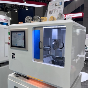 Machine de fraisage humide CNC 5 axes pour PEEK, titane, cire, PMMA, verre, céramique, équipement de laboratoire dentaire CAD/CAM avec certification CE - Product Image 3