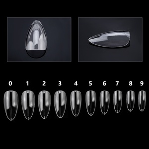 Uñas artificiales 500pcs consejos de acrílico <span class=keywords><strong>transparente</strong></span> de Gel UV <span class=keywords><strong>manicura</strong></span> <span class=keywords><strong>diseño</strong></span> Fale uñas Artificial para arte de uñas - Product Image 2