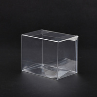Caja de Embalaje Transparente Personalizada de PET con Diseño Floral en Tinta Blanca, Modelo Zhenpin PR062, Portátil para Alimentos y Regalos