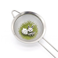 Vente en gros usine : Tamis à matcha en acier inoxydable 304, agitateur de poudre en forme d'animaux mignons