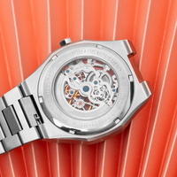 2022 Meistverkauftes Modell Mode Luxus Herren-Armbanduhren Maßgefertigte Edelstahl Automatische Mechanische Uhr