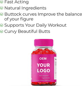 อาหารเสริมเพิ่มน้ำหนักแบบ OEM สำหรับผู้ใหญ่ วิตามินกัมมี่ยกกระชับก้น เพิ่มขนาดหน้าอก - Product Image 3
