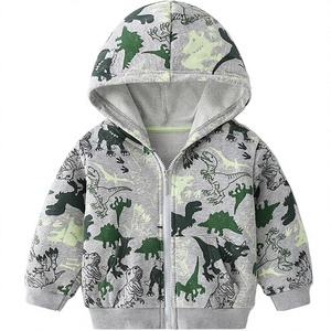 Veste décontractée pour enfants, style preppy, en coton respirant coupe-vent à capuche, pour bébés et tout-petits - Product Image 2