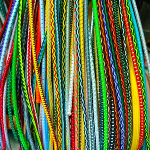 ยางโพลีเอสเตอร์หลากสี3มม. สำหรับกระเป๋าเป้สะพายหลังผ้าแจ็คการ์ดยืดหยุ่นแข็งแรงทนทาน - Product Image 3