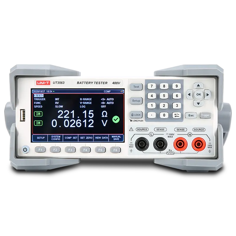 Tester di resistenza interna della batteria 100V/400V UT3562 UT3563 tester di resistenza della batteria al litio ad alta precisione