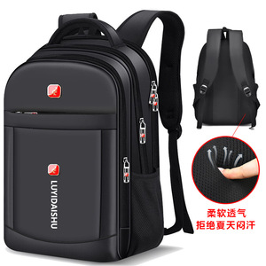 Luyidashu <b>Backpack</b> For <b>Men</b> Business Laptop Bag 14 Inches Large Capacity Casual Travel Multi Compartment College Student - Product Image 1