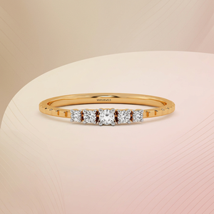 Anillo de Diamantes de Laboratorio de Lujo Disponible en Oro Sólido de 10K, 14K, 18K, Plata 925 y 935, Anillo de Boda con Múltiples Piedras de Diamante, Regalo - Product Image 1