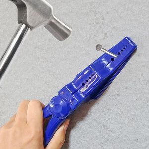 Nail Driving Auxiliary Pliers 1 In Jaw Width <b>Smooth</b> Surface Step Design One Hammer One Nail <b>Tool</b> - Product Image 1