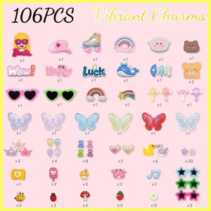 80 épingles <span class=keywords><strong>en</strong></span> <span class=keywords><strong>bois</strong></span> pour vêtements avec multiples breloques, kits d'accessoires DIY, clips décoratifs pour sacs à dos, pour pom-pom girls - Product Image 3