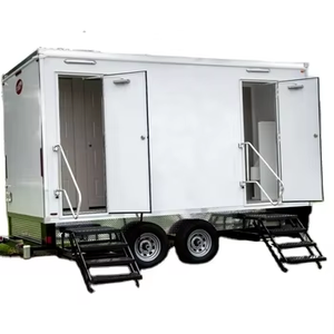 Remolque de Baño Portátil Prefabricado de Diseño Moderno con Ducha <span class=keywords><strong>para</strong></span> Alquiler en Exteriores, Parques, <span class=keywords><strong>Baños</strong></span> y Uso Doméstico, Disponible <span class=keywords><strong>para</strong></span> la Venta - Product Image 4