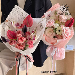 Papier Fenghua enduit d'un seul côté, imperméable, épaissi, pour l'emballage de bouquets de fleurs creuses - Product Image 5