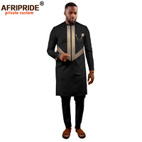 Nouvel Arrivage 2025 : Ensemble de Pantalons Décontractés Africains pour Hommes – Style Africain, Grande Taille
