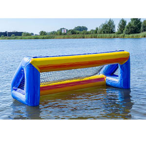 Système de parc aquatique gonflable professionnel Water Ball Goal pour les lacs, les réservoirs et les zones côtières - Product Image 1