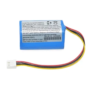 सिरिंज पंप के लिए 4.8V 3800mah Ni-MH F010484 मेडिकल बैटरी ANGAROO E PUMP Covidien 1041411 Unipower B11404