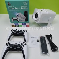 Console de jeu HCS350PRO, projecteur Android 4K 100 pouces, batterie intégrée, sans fil, arcade