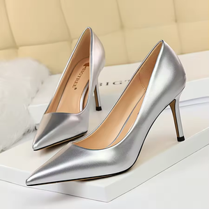 Zapatos de Tacón con Punta Puntiaguda para Mujer, Elegantes y Clásicos, Zapatos de Tacón Alto para Boda, Fiesta, Vestido, Zapatos de Tacón Alto para Mujer - Product Image 2