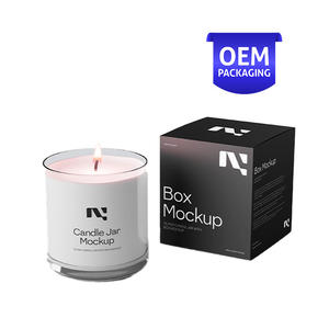 Cajas para velas personalizadas al por mayor, embalaje rígido resistente, impresión Premium para velas de lujo - Product Image 1