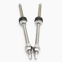 Boulon de fixation pour panneau solaire sur toit en acier inoxydable chinois SS304/SS316, norme DIN, finition lisse, fixation pour panneau solaire sur toit en pente