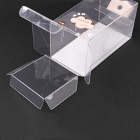 Boîtes rectangulaires en plastique PET transparent personnalisées pour la fabrication de cadeaux, contenants transparents pour ornements, cadeaux de fête d'anniversaire, emballages