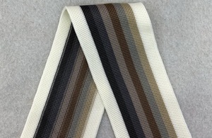 Accessoires de vêtements d'usine OEM : Bande <span class=keywords><strong>élastique</strong></span> tricotée multicolore, sangle à rayures, certifiée Oeko-Tex pour garnitures de vêtements et pantalons - Product Image 5