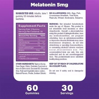 Complément alimentaire en marque privée OEM, gommes 5-HTP, gommes pour dormir, gommes à la mélatonine OEM