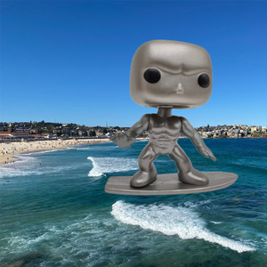 Norrin radd 19 Bạc Surfer với Surfboard hành động hình đồ chơi Vinyl figurine búp bê bobble-head Bộ sưu tập mô hình - Product Image 5