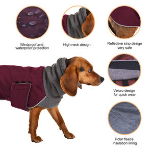 Çin Online Pazarlarında Kadınlar İçin Kışlık Su Geçirmez Köpek Montu, Köpek Giysileri Aksesuarları, Polyesterden Yapılmış Evcil Hayvan Giysisi - Product Image 3