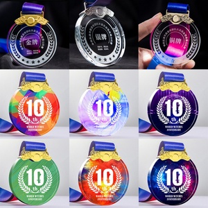 Medallas de Cristal Acrílico Personalizadas al por Mayor para Deportes, Medallones de Honor y Gloria del Fabricante - Product Image 3