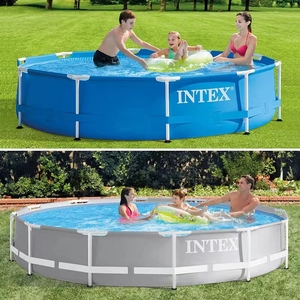 Grandes piscines rectangulaires personnalisées <span class=keywords><strong>hors</strong></span> <span class=keywords><strong>sol</strong></span> pour adultes <span class=keywords><strong>Piscine</strong></span> extérieure à cadre en acier pour jardin d'arrière-cour - Product Image 1
