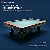 STELLARWAY OEM/ODM Table de billard professionnelle de 9 pieds avec plateau en ardoise et structure en acier pour tournoi international